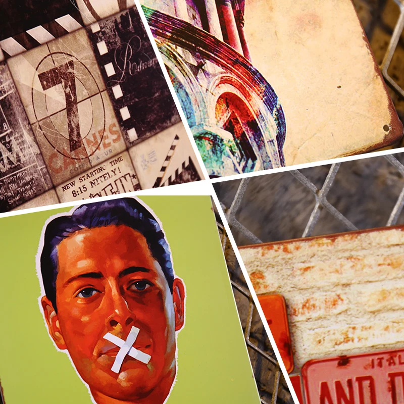 XXXG/Американский метоп украшение железная живопись Висячие бары восстановление