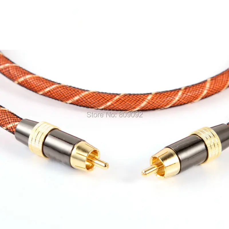 Высококачественный RCA мужской и Hi Fi Цифровой коаксиальный OD8.0 Стерео Аудио Видео