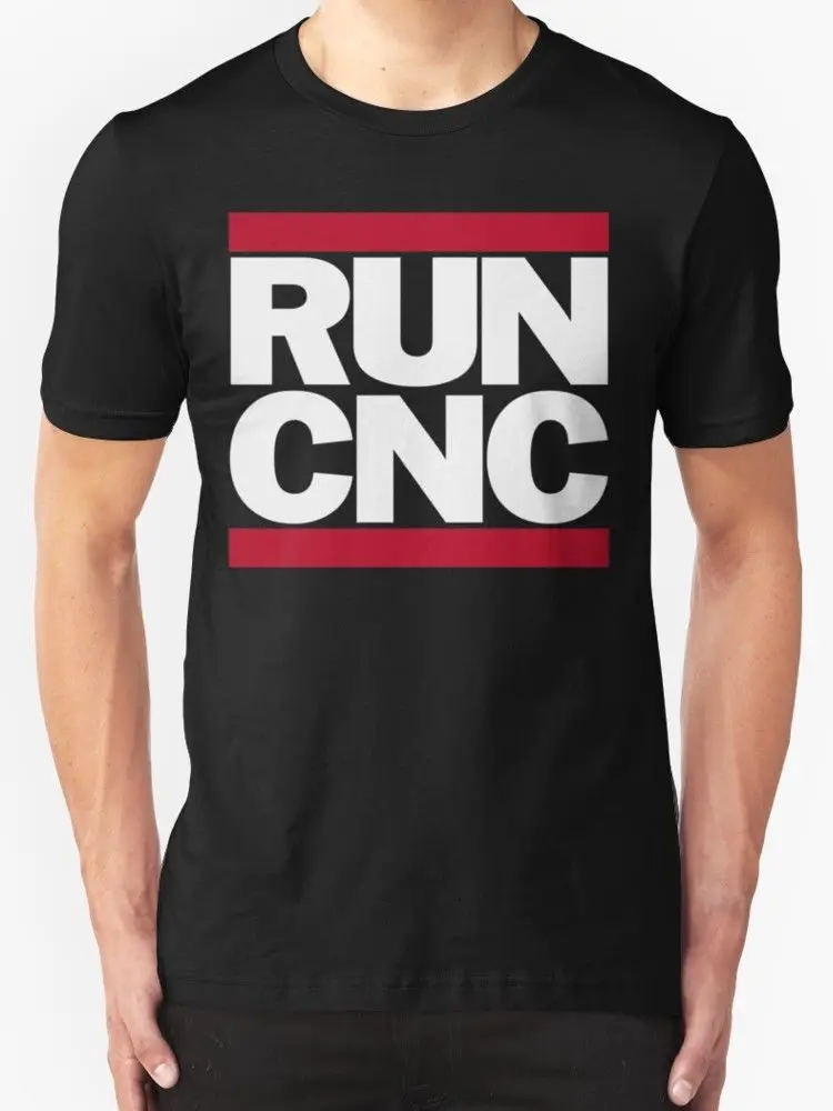 

Run Cnc Black T-Shirt Cnc Machinist Code Turner Mill Brand Men 2019 Fashion Mans Unique Cotton Short Sleeves O-Neck Army T Shirt