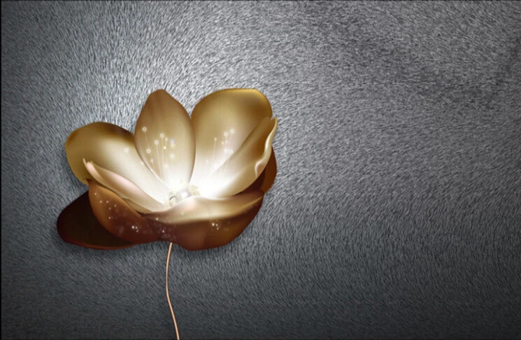 Обои Цветочные на заказ жемчужные цветы 3D стереоскопические обои для гостиной