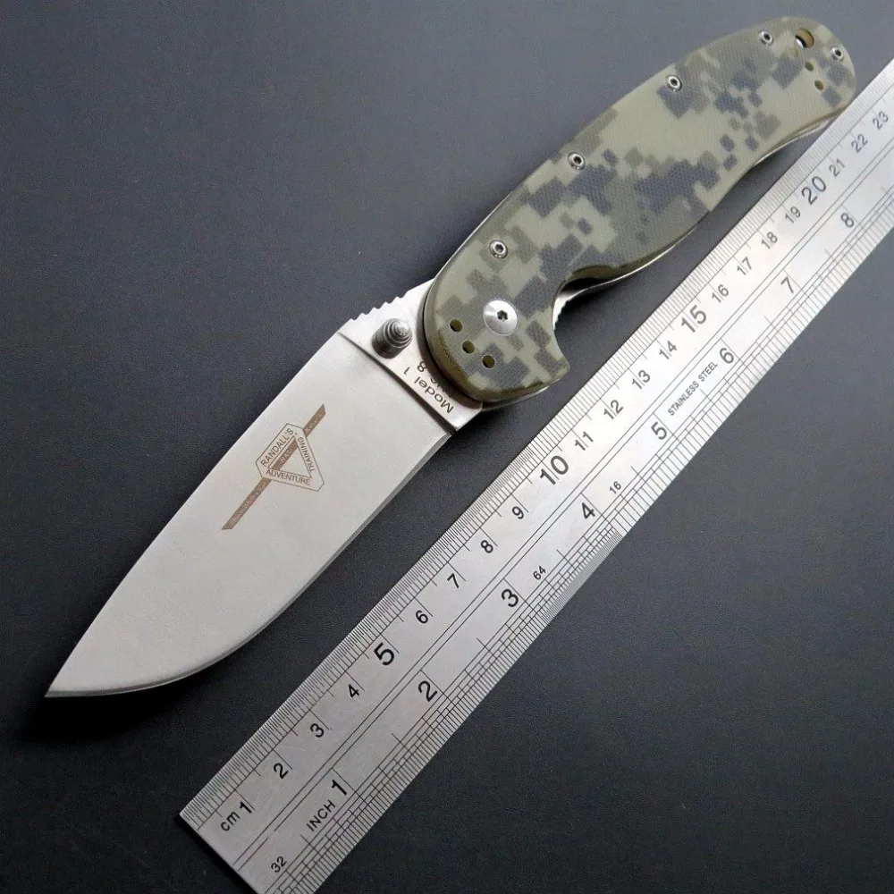 Высокое качество R1 тактические складные Ножи G10 ручка AUS-8 стальное лезвие карман