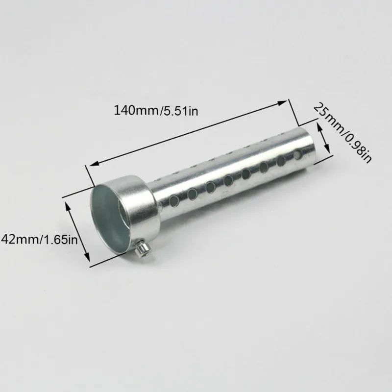 Универсальный глушитель выхлопной трубы для мотоцикла из нержавеющей стали