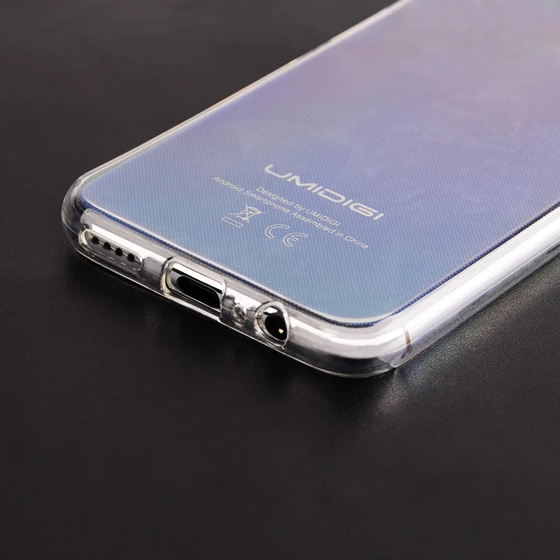 Чехол UMI Umidigi One Pro мягкий силиконовый тонкий ТПУ чехол для задней панели