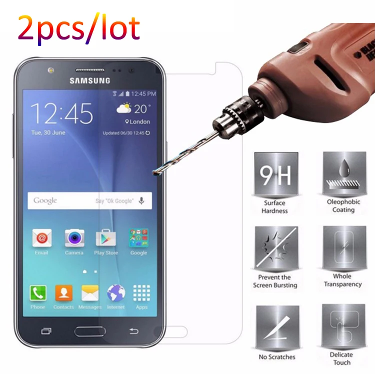 2 шт. для Samsung Galaxy J1 J3 J5 J7 2015 J100 J300 J500 J700 высокопрозрачная ультратонкая Защитная