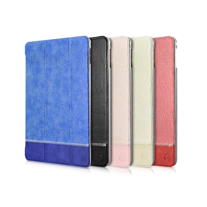 (Black) XOOMZ Brand for iPad mini4 Case PU Leather Folio Splicing Shining Foldable Stand Smart Cover | Компьютеры и офис