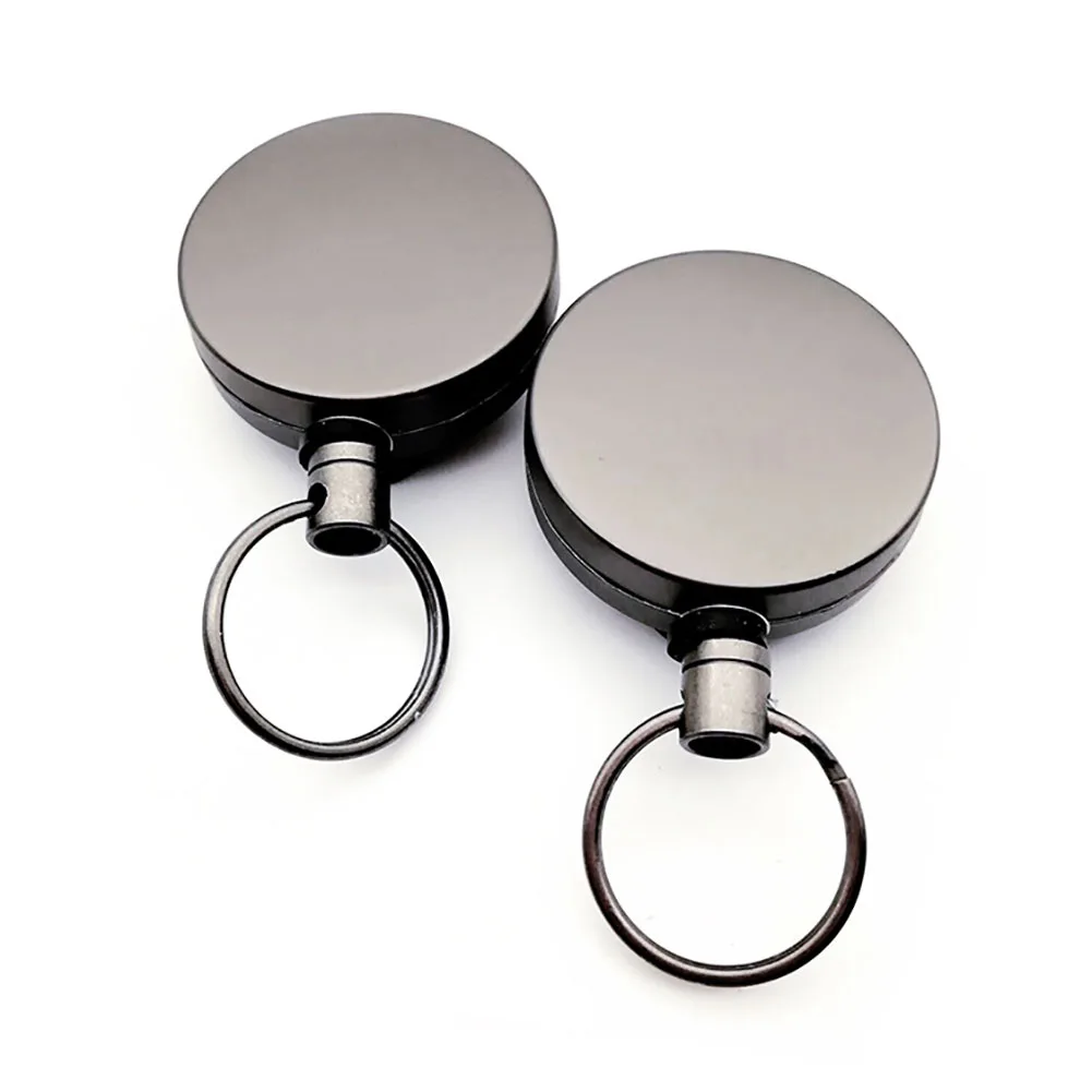 2 шт. сверхмощный брелок держатель для бейджа катушка выдвижной офисный