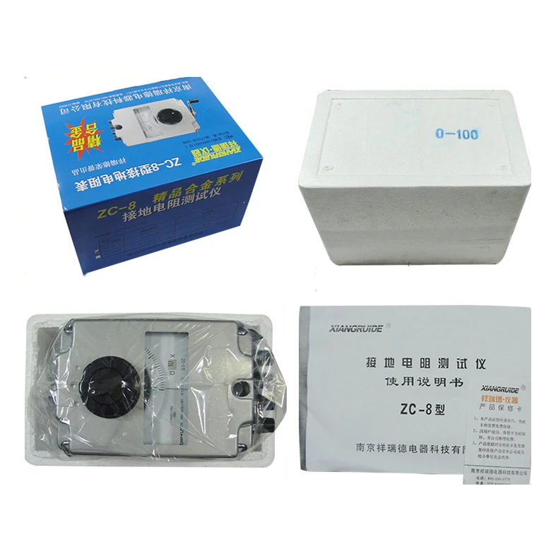 Прибор для проверки сопротивления заземлению с эффектом благоприятности 100/1000 Ом