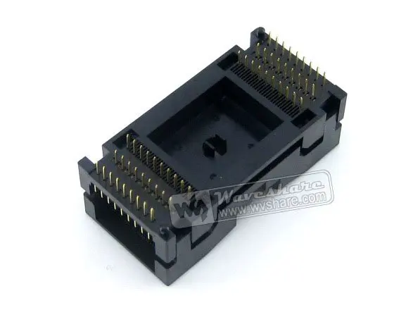 

TSOP56 TSOP 56 648-0562211-A01 Wells IC Test Burn-In Socket Programming Adapter 18.4mm Width 0.5mm Pitch
