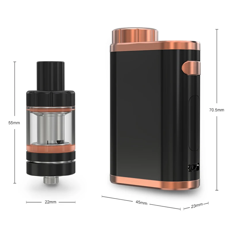 Стартовый мод Eleaf iStick Pico TC 75 Вт с атомайзером MELO III 2 мл Головка Катушки EC 0 3 Ом-белая
