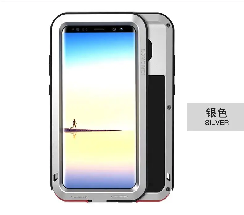 Любовь Мэй жизнь Водонепроницаемость металлический корпус для SAMSUNG Galaxy S6 S7 Edge Plus S8 S9 S10 плюс Примечание 8 9 A6 A8 A9s плюс