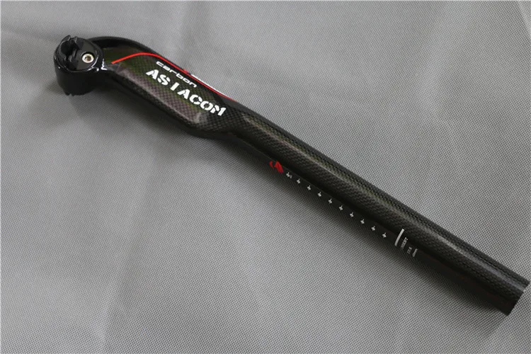 ASIACOM полностью углеродное волокно Велосипедное Сиденье штырь шоссейное