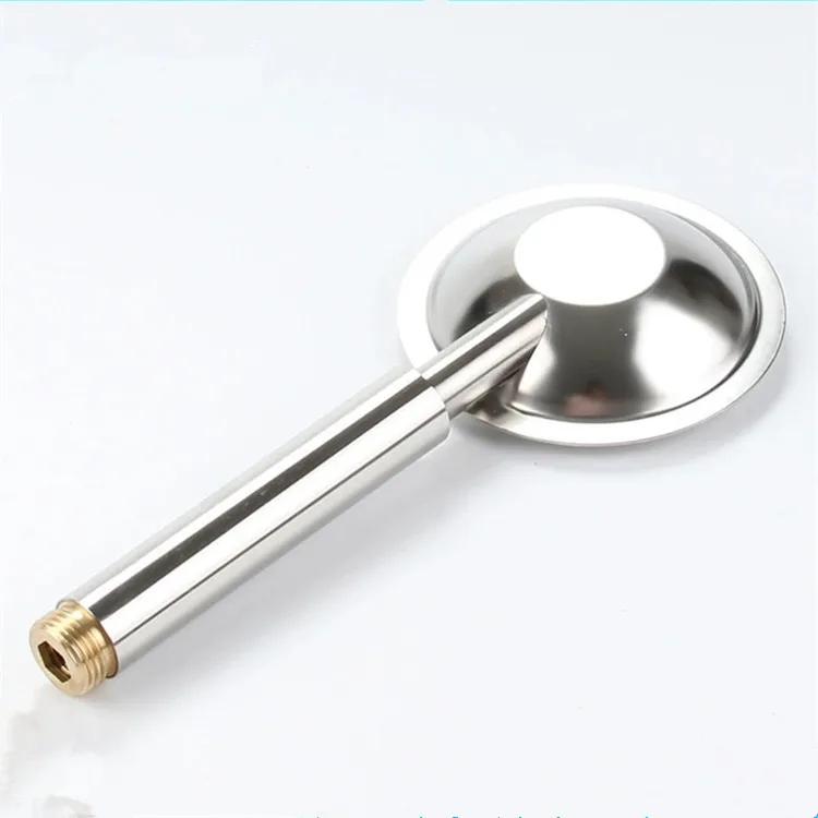 Бесплатная доставка Модный ручной душ из нержавеющей стали с полированной