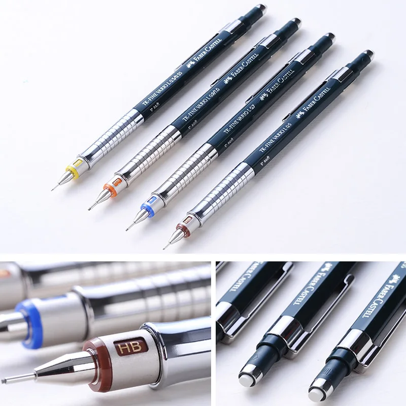 Фото Механический/автоматический карандаш для рисования Faber Castell Tk Fine Vario L, 0,5/1,0/0,35/0,7 мм; Включает грифель B/2B/HB №2