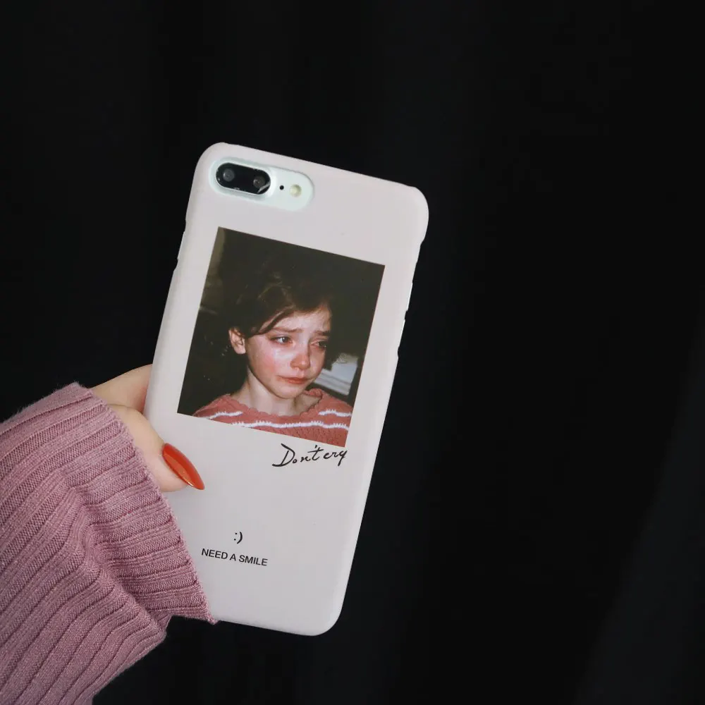 ZMDLDZSW Vintage Women Fashion Image Quote Illustrator Print Hard Slim PC Cover For iPhone 6 s plus 7 8 8plus Case Cute |