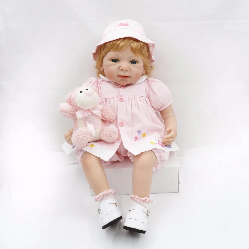 Новое поступление детские куклы bebe Reborn мягкие силиконовые виниловые 50 см