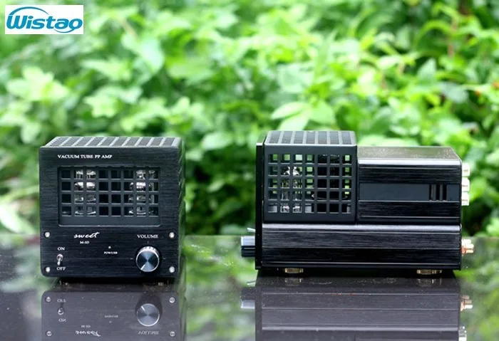 IWISTAO HIFI трубный усилитель мини пуш ап с переключателем источник питания 2X16W 6F2 Preamp
