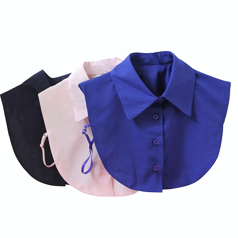 Накладной воротник однотонные Женские аксессуары съемное ожерелье с лацканами