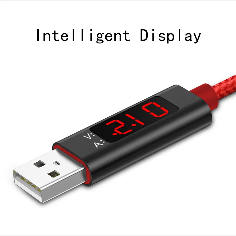Usb type C Micro USB кабель для USB C кабель для мобильного телефона Быстрая зарядка USB кабель для iPhone X 8 7 6 6S Puls с ЖК-дисплеем