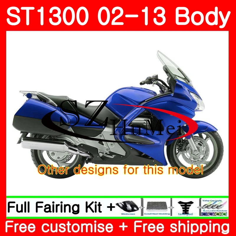 Обтекатель для HONDA Pan European STX1300 ST1300 02 07 08 09 10 11 12 Новый Серый 111SH7 ST 1300 2007 2008 2009 2010 2011