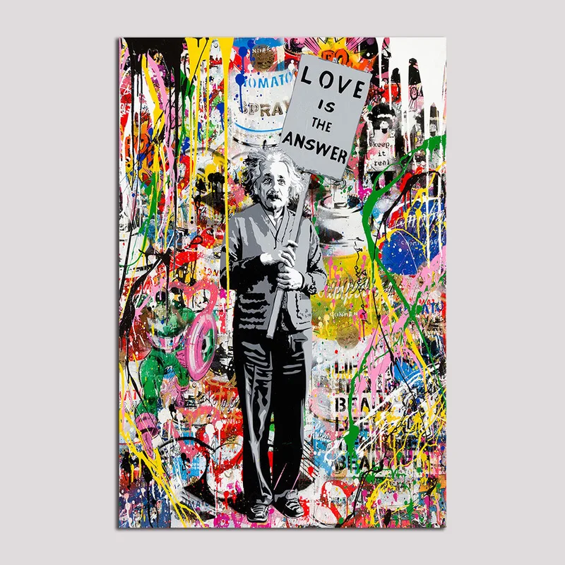 Картина на холсте граффити настенная наклейка художественное оформление