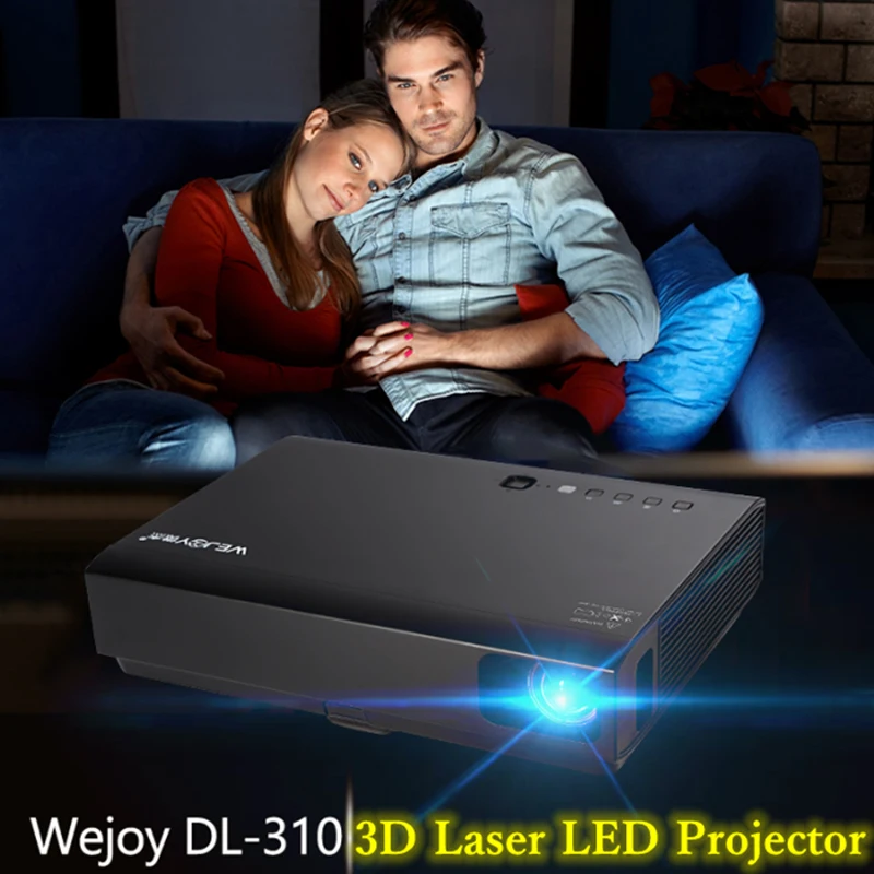 

Wejoy DL-310 Laser Home Cinema 3D Projector Full HD 1080P Home Theater DLP Android Portable Proyector TV Data Show 4K Movies