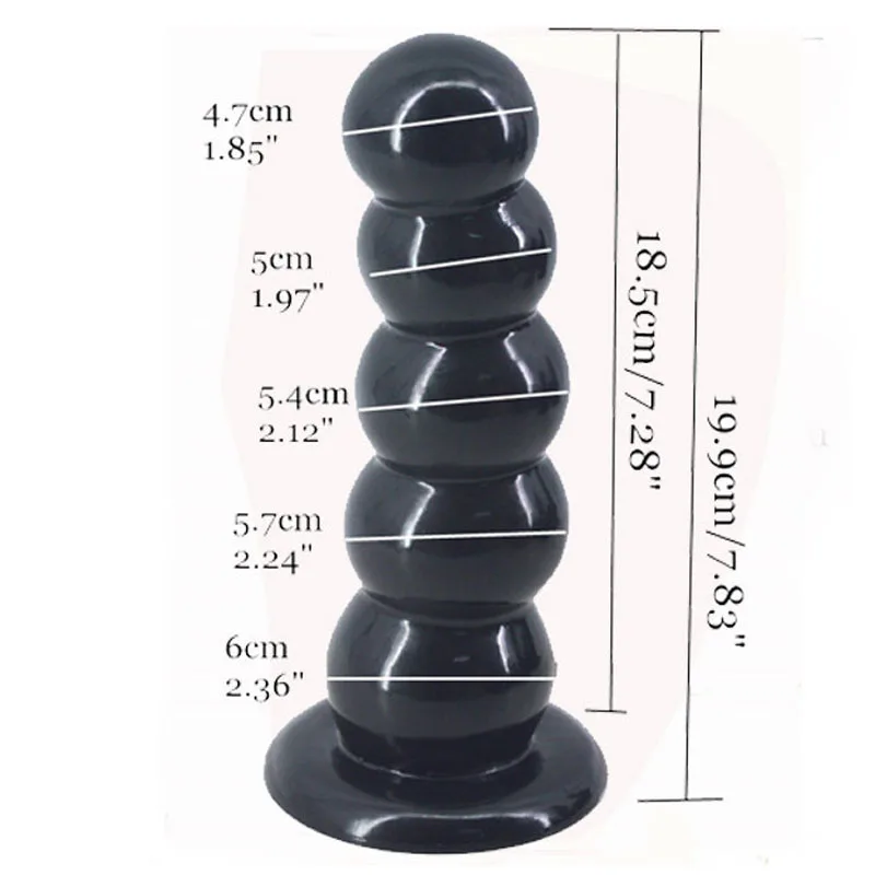 5-Balls Anal Beads Huge Big Butt Plug Anus Masturbator G Spot Stimulator Plugs Vagina Ball Buttplug Sex Toys For Woman |