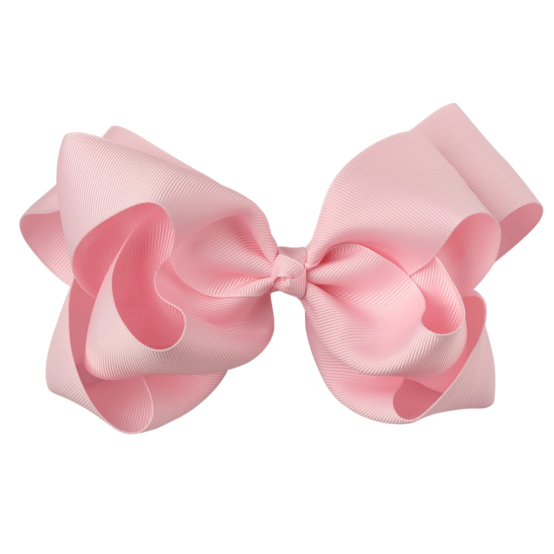 6&quot Double Stacked Grosgrain Ribbon Boutique Hair Bow with Clips Large Plain Clip Hairpins Girls Accessories 15 Color | Детская