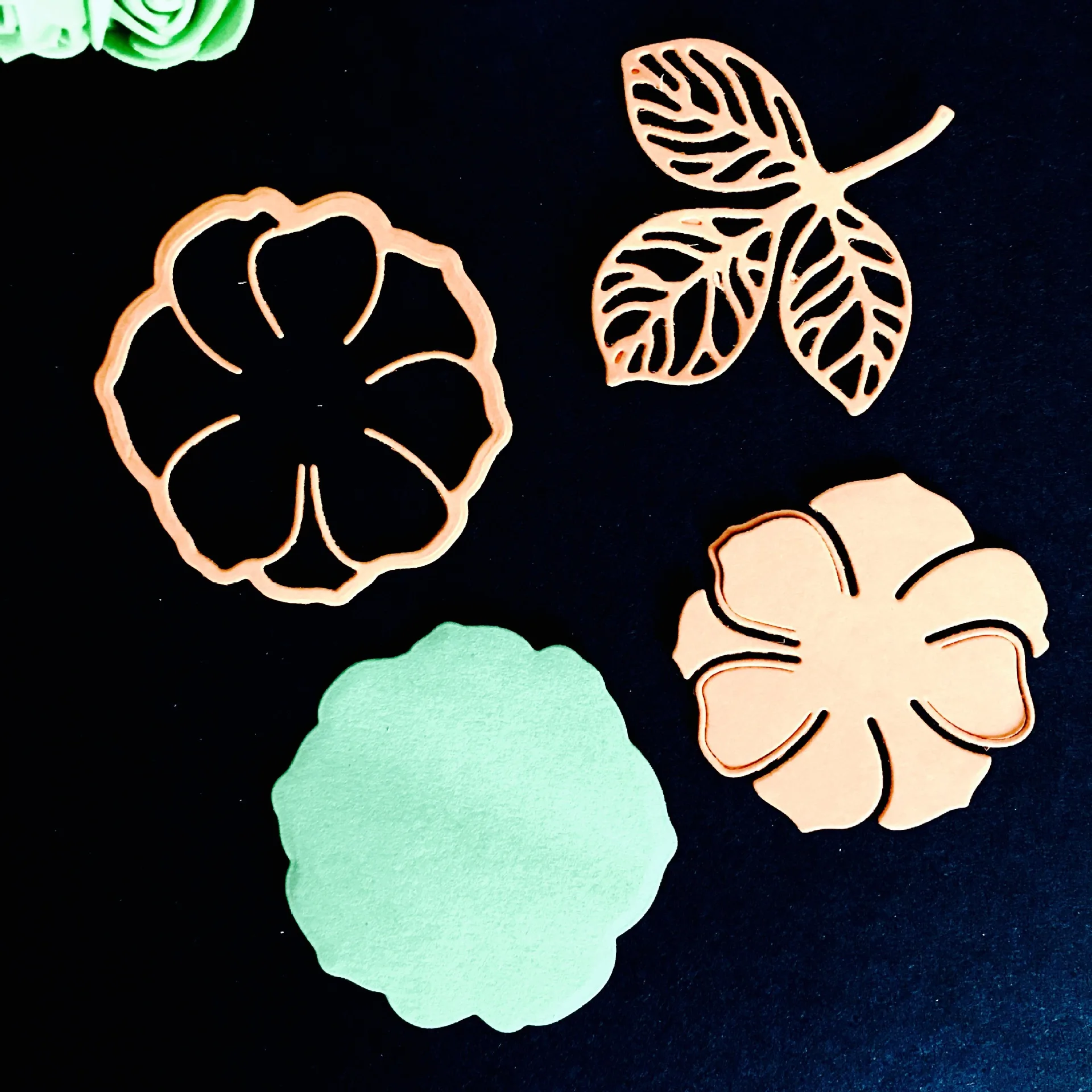 YLCD257 листья набор металла резки Плашки для трафареты скрапбукинга карточки