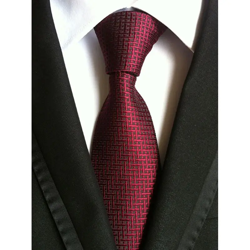 

Fashion Rayon Jacquard Men's Necktie Newest Classic Wear Tie For Wedding Party Business