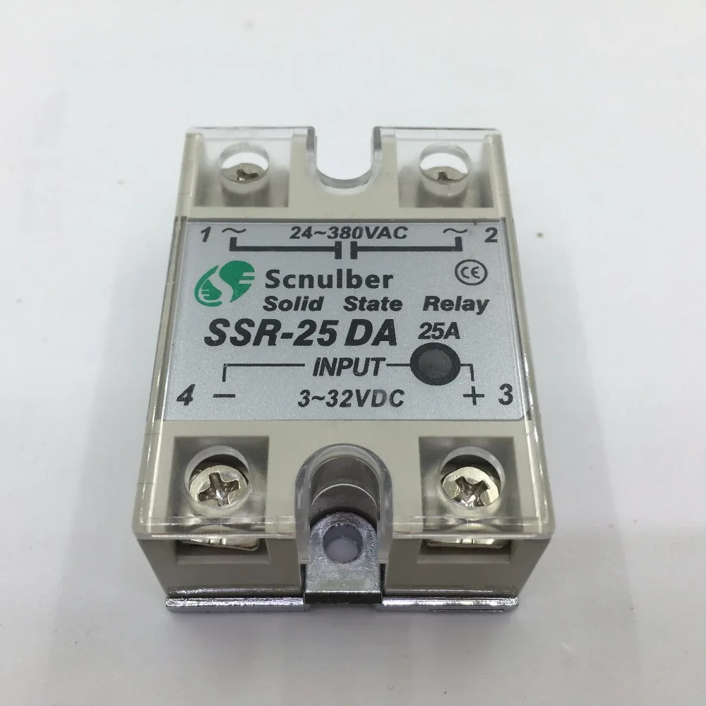 1 шт./лот Новое твердотельное реле SSR 25DA 25A 5 24VDC TO 24 380V AC 6 20mA|state relay|ac ssrssr 25da |