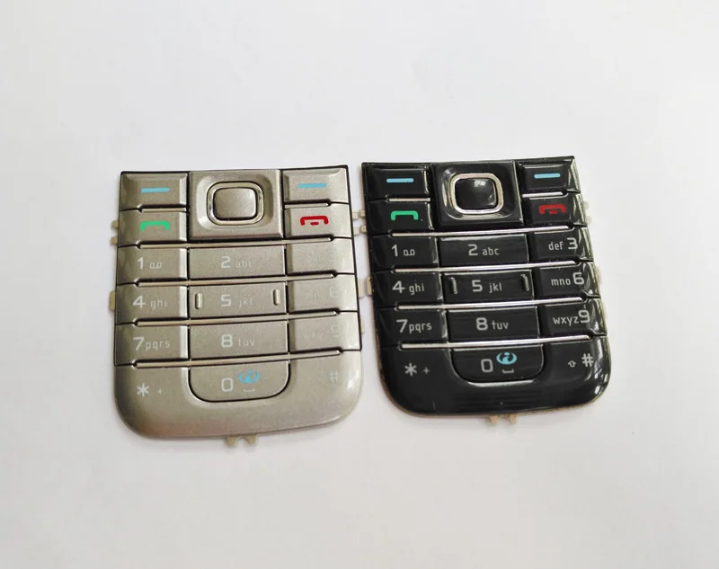 Черный/серебристый цвет новый корпус Ymitn чехол цифровая клавиатура кнопки для Nokia