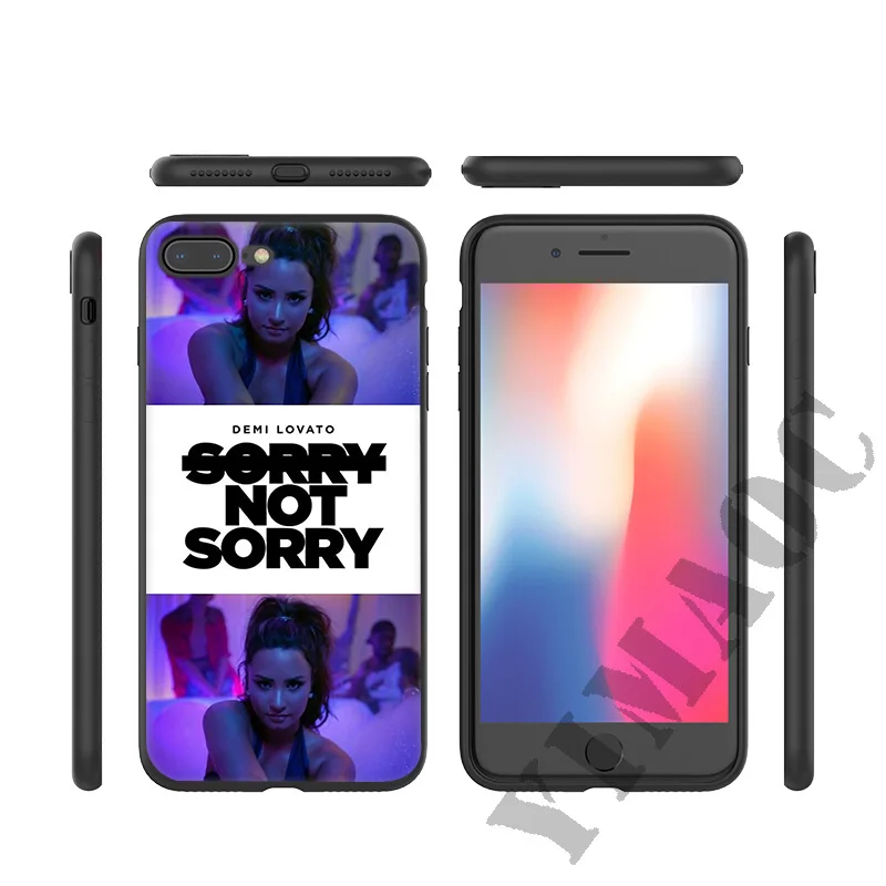 Мягкий силиконовый чехол YIMAOC Demi Lovato для iPhone 11 Pro Xr Xs Max X или 10 8 7 6 6S Plus 5 5S SE |
