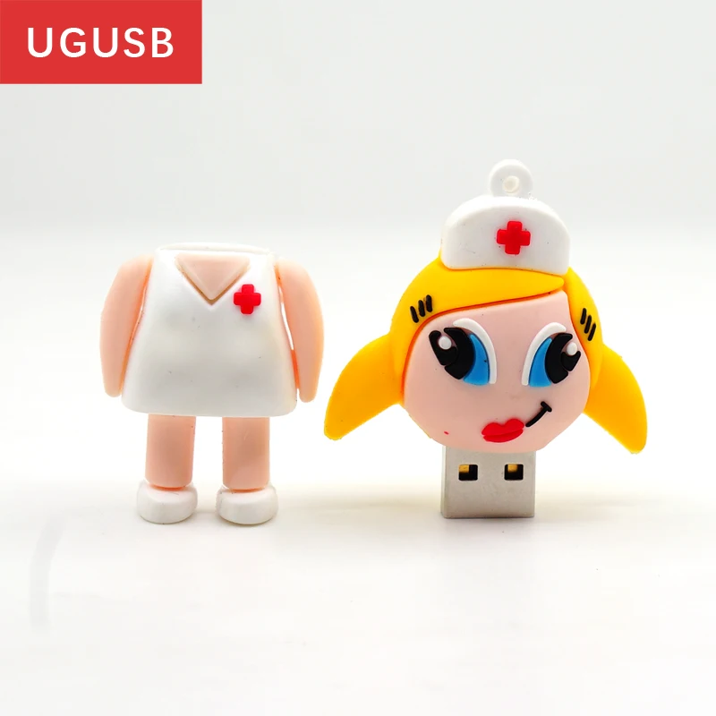 Мультфильм доктор медсестра карту флэш-памяти с интерфейсом usb Высокоскоростной