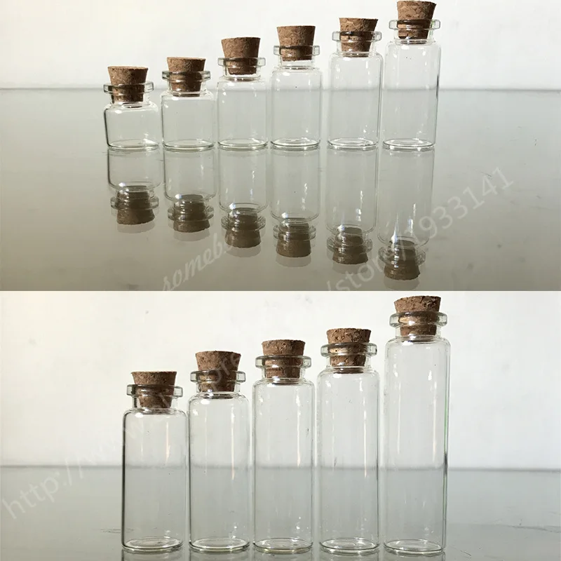 

Diameter 22mm glass bottles with cork, decorative packaging transparent glass vials, creative wishing lucky bottles 500pcs
