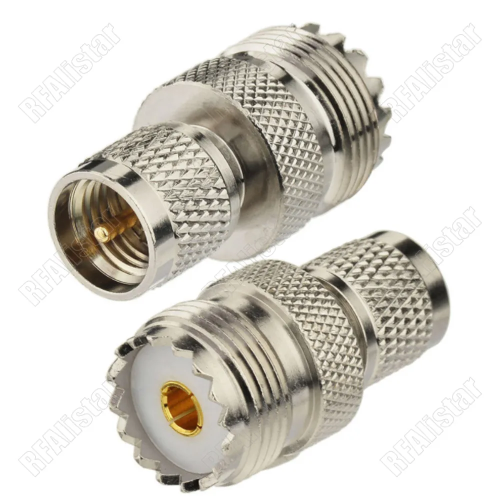 10 шт. радиочастотный адаптер Mini UHF MiniUHF Male к Female PL259 Kenwood Антенна для Motorola |