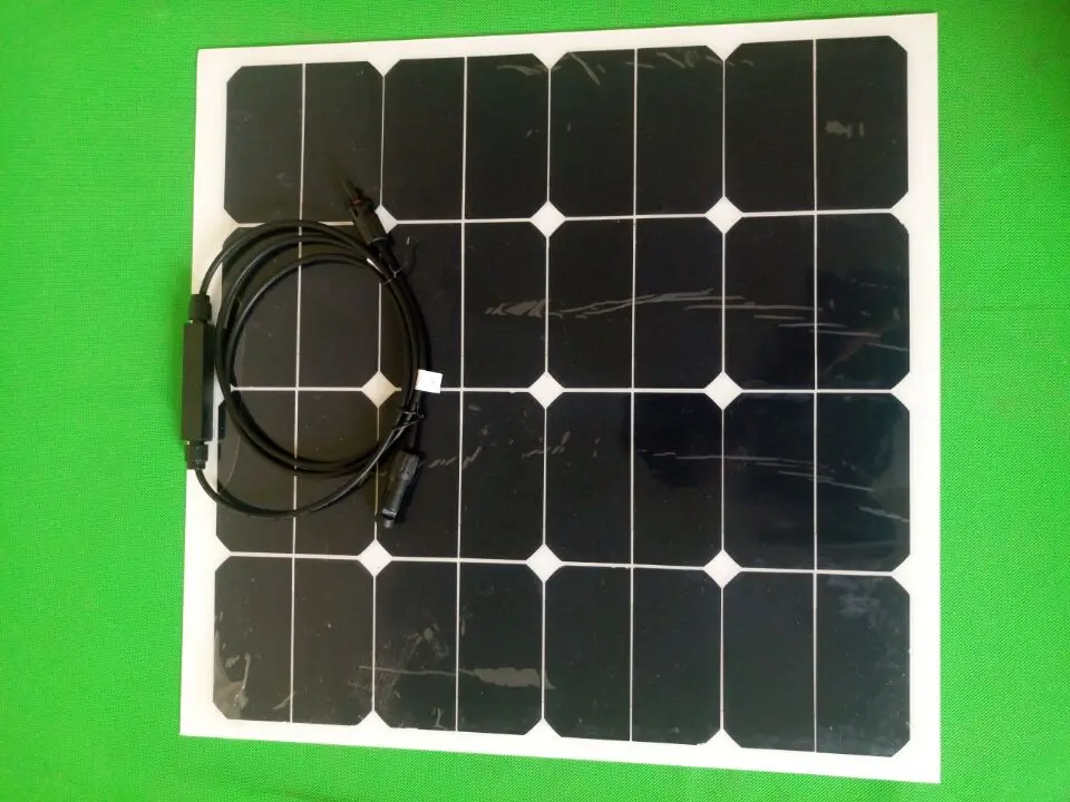 50 Вт Полугибкие солнечные панели Упакованные по низким ценам на продажу|semi-flexible