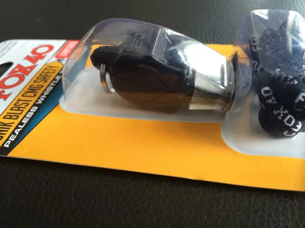 Free shipping 10pcs/lot Colorful SONIC Fox 40 Whistle With CMG mouthpiece and lanyard In Yellow Blister Packing | Спорт и