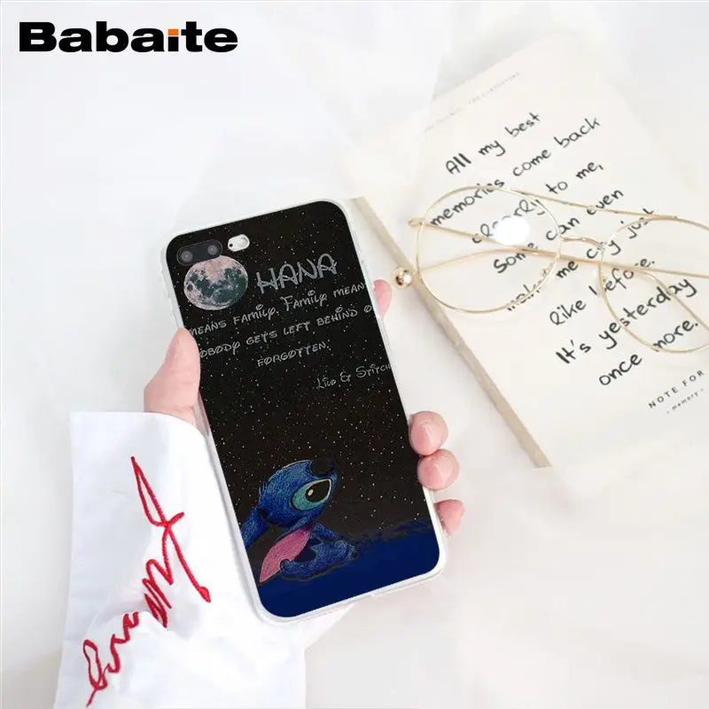 A16 Babaite милый мультфильм Лило Ститч чехол для телефона чехол для iphone 11 Pro 11Pro Max 8 7 6 6S Plus 5 5S SE XR X XS MAX - Цвет: A16