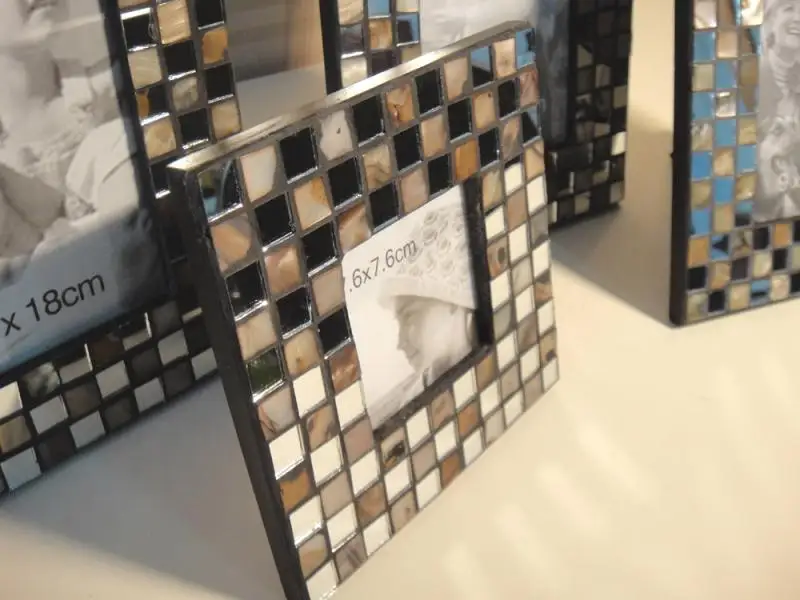 Стеклянная коричневая рамка для фотографий креативная Фоторамка ручной работы