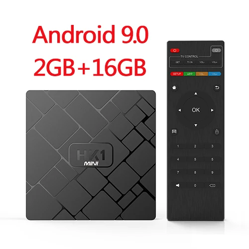 HK1 Мини Android 9,0 2 Гб 16 Гб Смарт ТВ приставка RK3229 четырехъядерный беспроводной wifi 2,4G 4K 3D HK1mini Netflix телеприставка медиаплеер - Цвет: 2g 16g