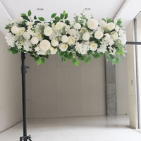 flone artificial fake flowers row wedding arch floral home decoration stage backdrop arch stand wall decor flores accessories
