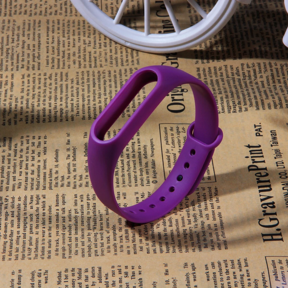 Цветной силиконовый ремешок для браслета сменный оригинального Miband 2 Xiaomi Mi band