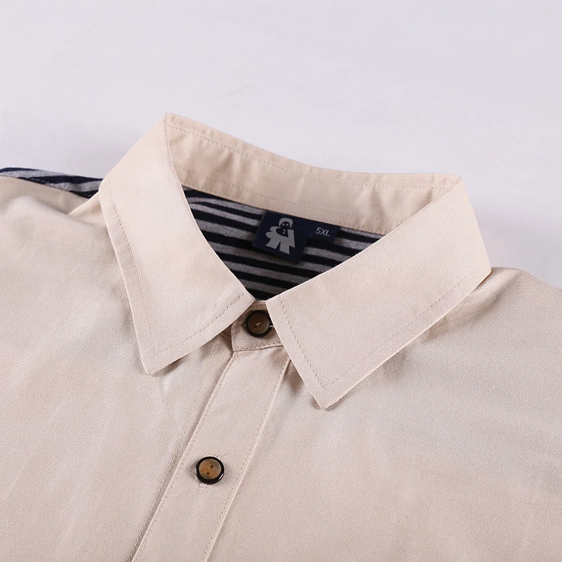 2017 Новинка 9XL 8XL 7X 6XL 5XL Мужская рубашка оксфорд блузка Camisa Masculina с короткими