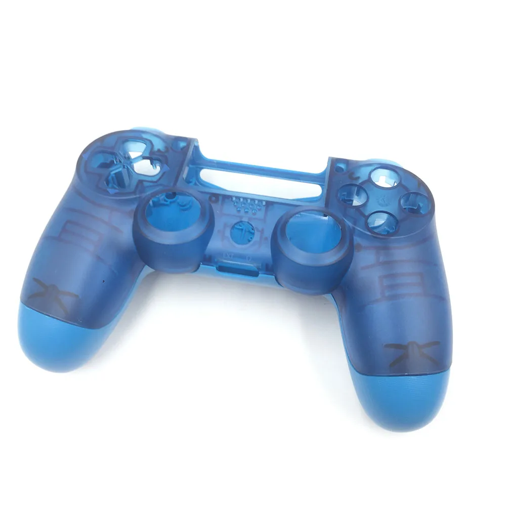 Clear Blue Blue Замена для sony PS4 Pro беспроводной контроллер пластик JDS 040 Крышка передняя задняя Корпус Оболочка Чехол - Цвет: Clear Blue Blue