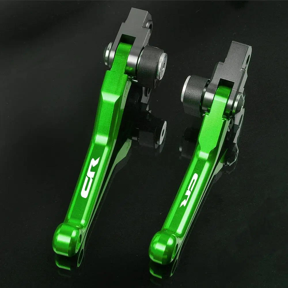 Green Для HUSQVARNA CR125 CR 125 CR125-300 2013 аксессуары для мотоциклов с ЧПУ Алюминиевый Поворотный Мотоцикл Байк тормозные рычаги сцепления - Цвет: Green