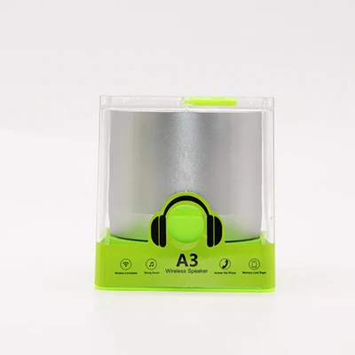 EWA A3 мини-колонки 3D стерео музыка объемный беспроводной Bluetooth колонки портативный Bluetooth Sonud бас Поддержка TF карты USB - Цвет: Silver