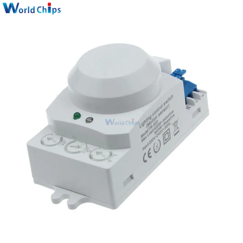 220V 5.8GHz Microwave Movement Motion Detector Sensor Switch For Light Hottest