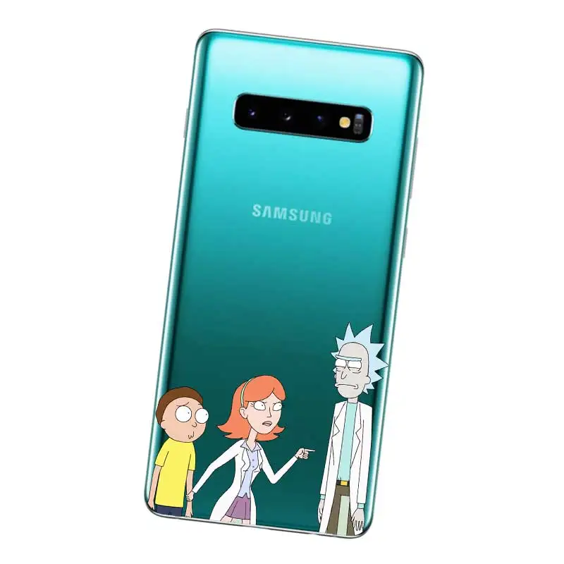 N369 Рик Морти Забавный Мягкий ТПУ силиконовый чехол для Samsung Galaxy J2 J3 J4 J5 J6 J7 J8 Pro Plus