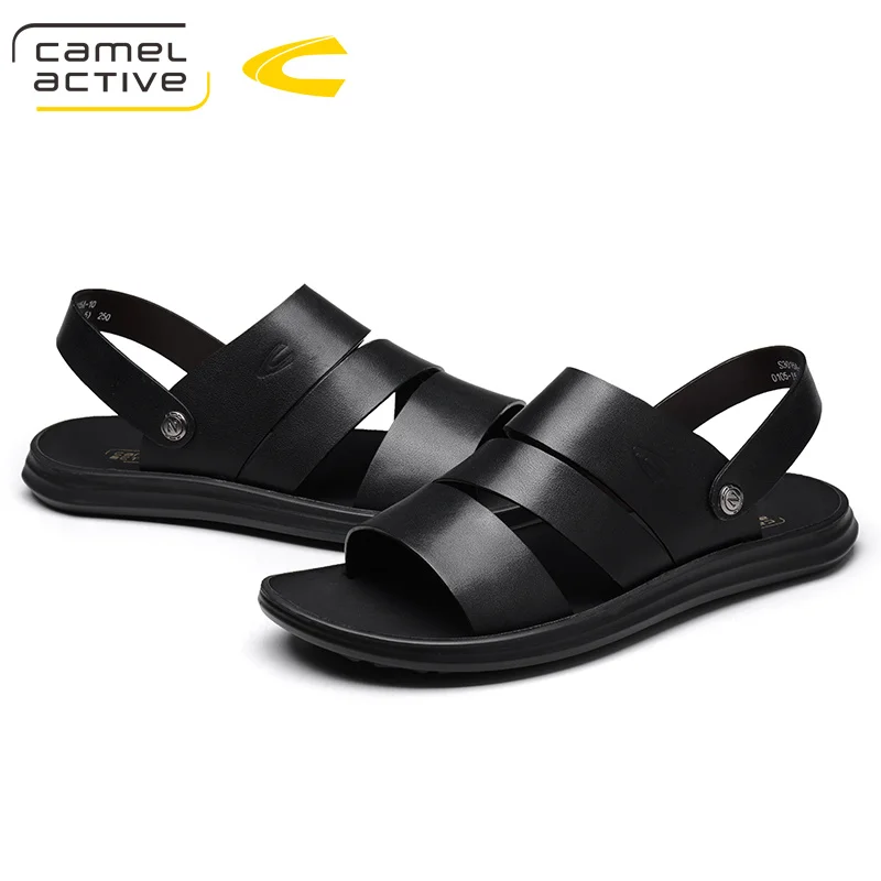 Босоножки Camel Active мужские из спилка модные сандалии Повседневная пляжная обувь