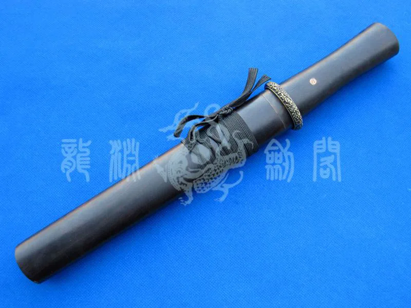 Сварной стальной нож S4342 черный черное дерево красная Дамасская сталь с